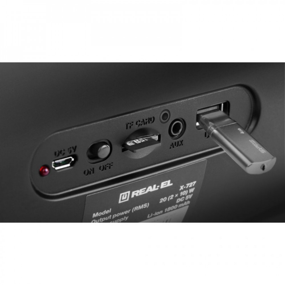 Акустична система REAL-EL X-727 Black