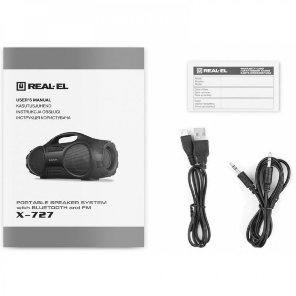 Акустична система REAL-EL X-727 Black