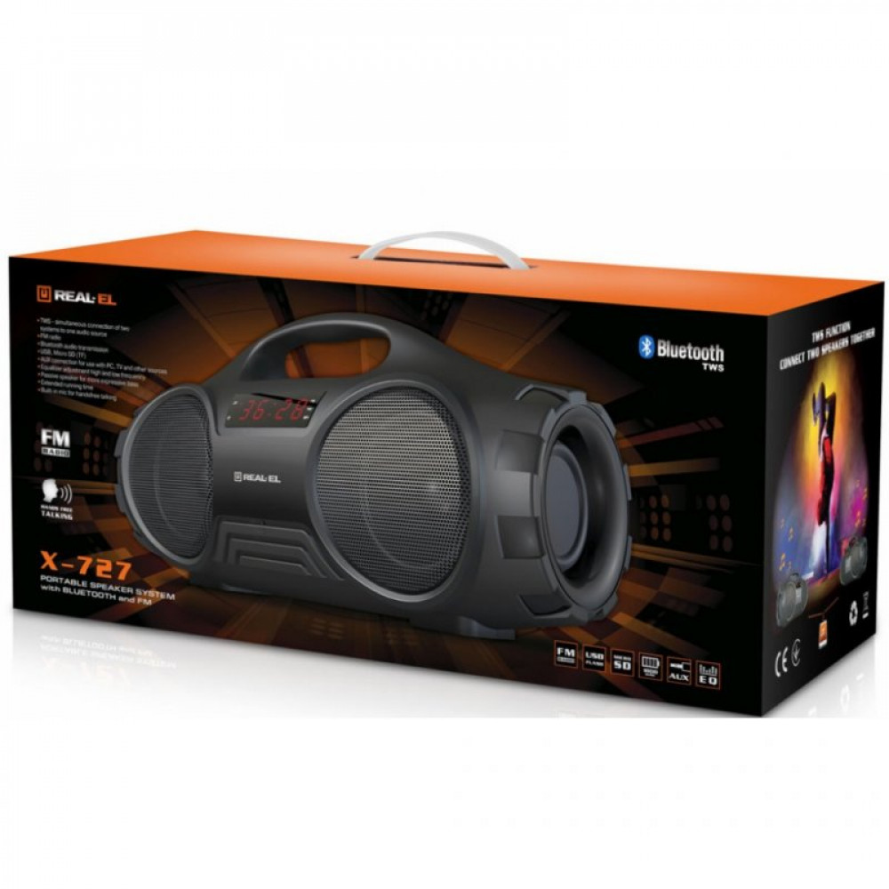 Акустична система REAL-EL X-727 Black