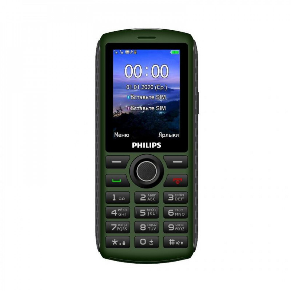 Мобильный телефон Philips Xenium E218 Green