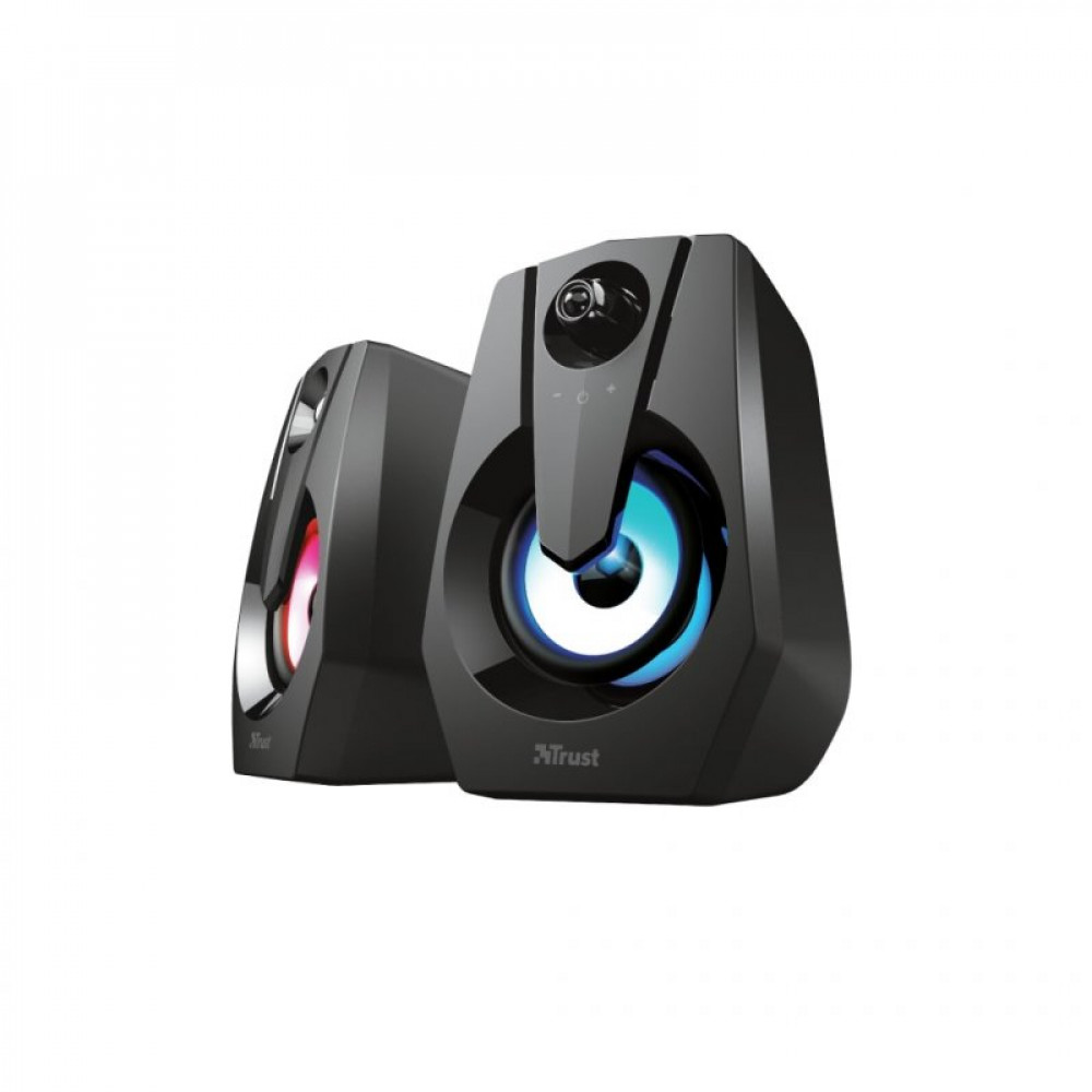Акустическая система Trust Ziva RGB Illuminated Black (24071)