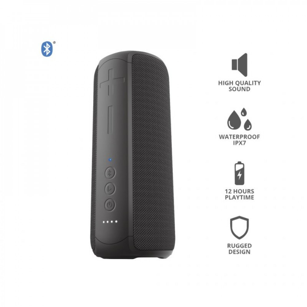 Акустическая система Trust Caro Max Powerful Bluetooth Speaker Black (23833)