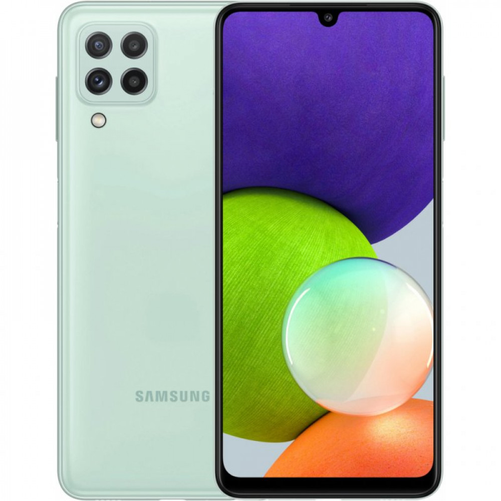 Мобільний телефон Samsung SM-A225F/128 (Galaxy A22 4/128GB) Light Green (SM-A225FLGGSEK)