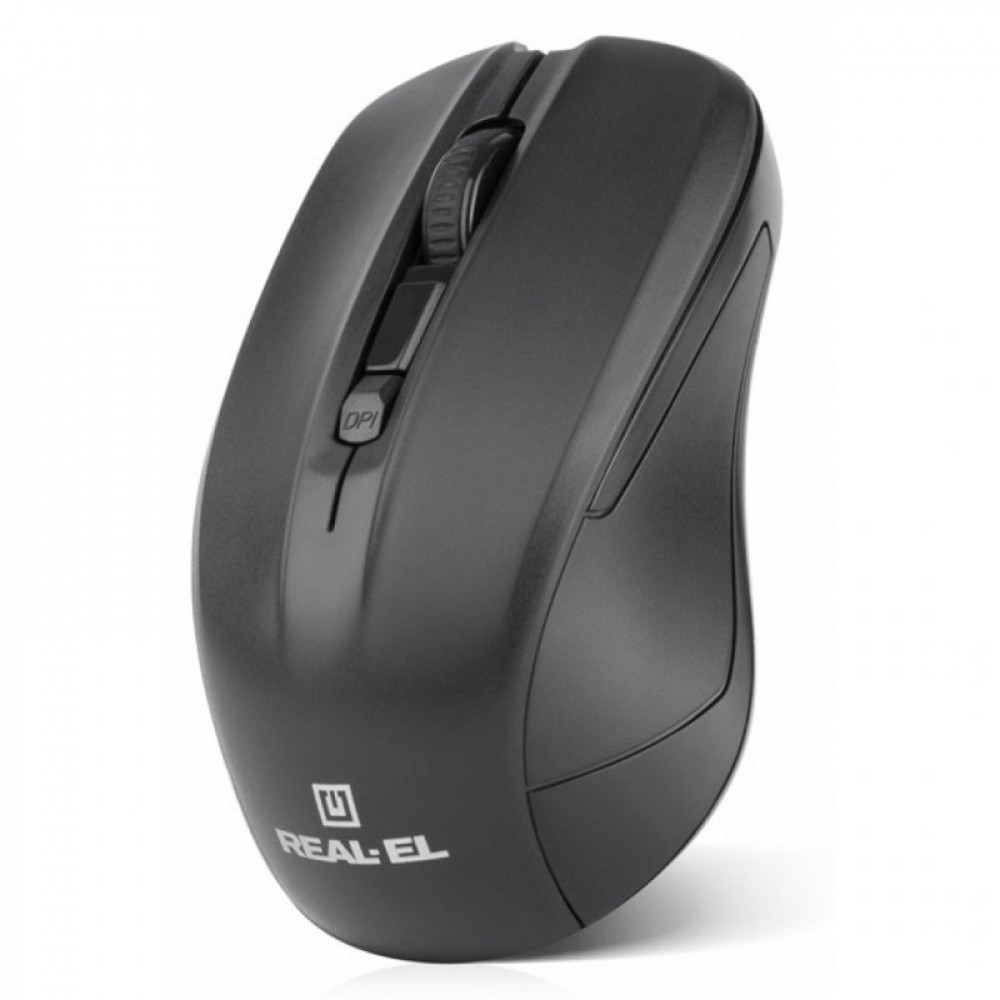 Мышка REAL-EL RM-307 Wireless Black