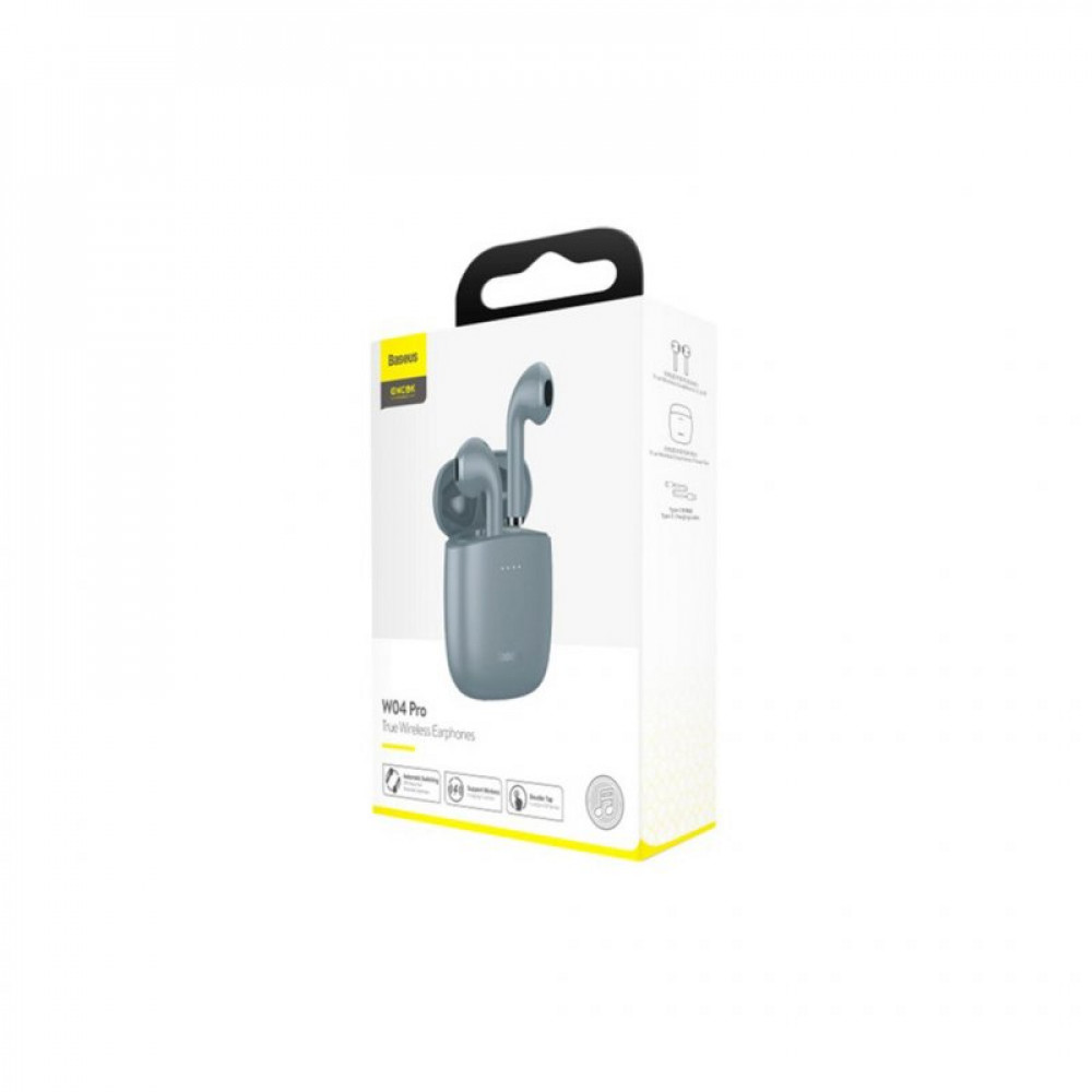 Навушники Baseus Encok TWS W04 Pro Gray (NGW04P-0G)