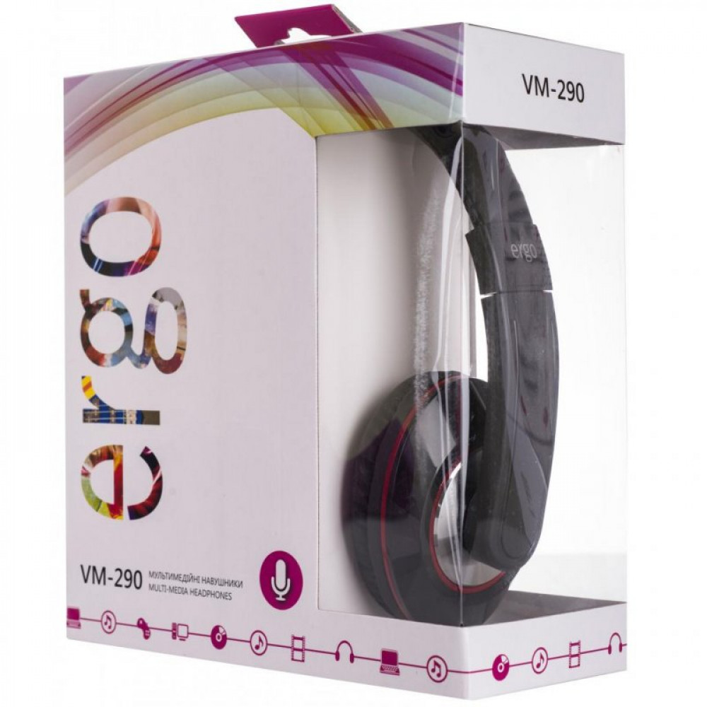 Наушники Ergo VM-290 Black