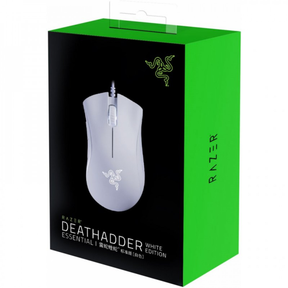 Мышка Razer DeathAdder Essential USB White (RZ01-03850200-R3M1)