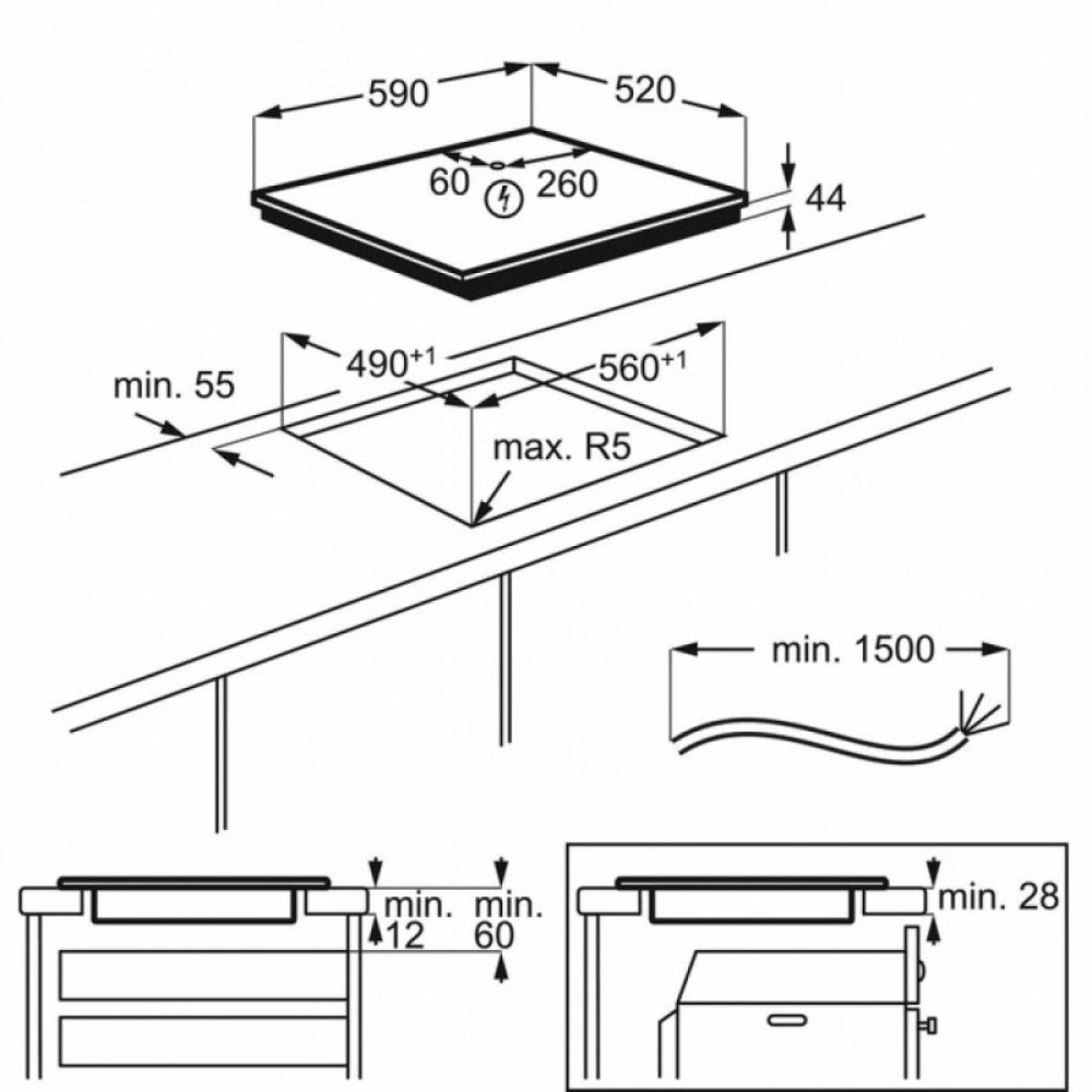 Варочна поверхня Electrolux IPE6450KF