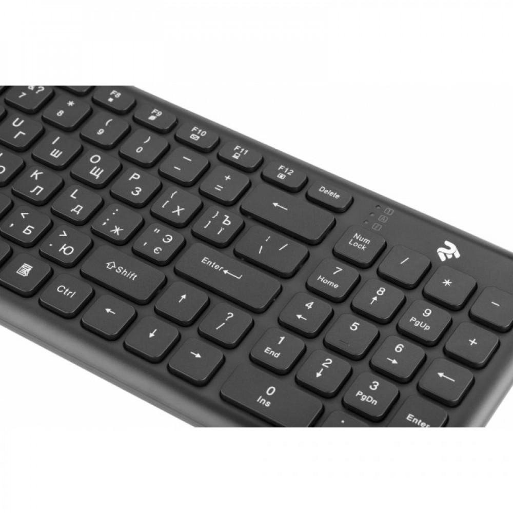 Клавиатура 2E KS230 Slim Wireless Black (2E-KS230WB)