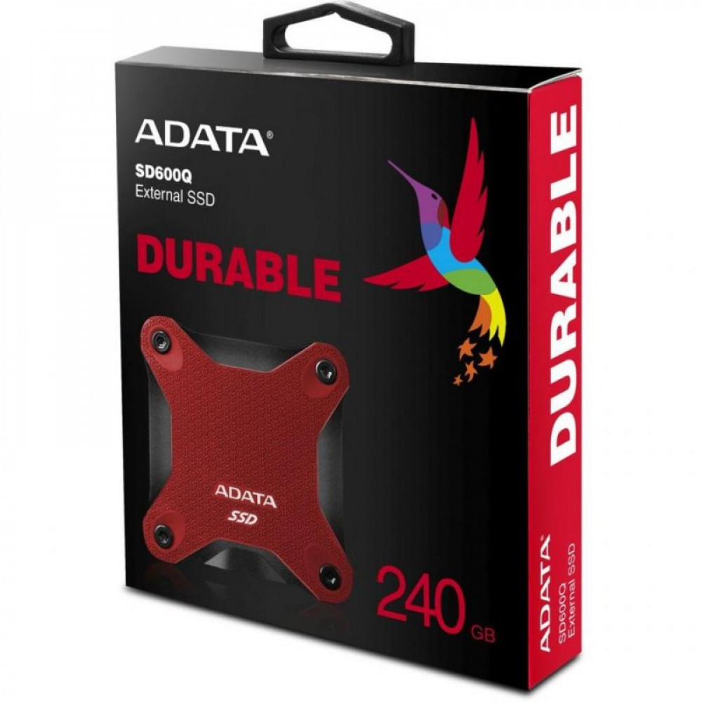 Накопитель SSD USB 3.2 240GB ADATA (ASD600Q-240GU31-CRD)