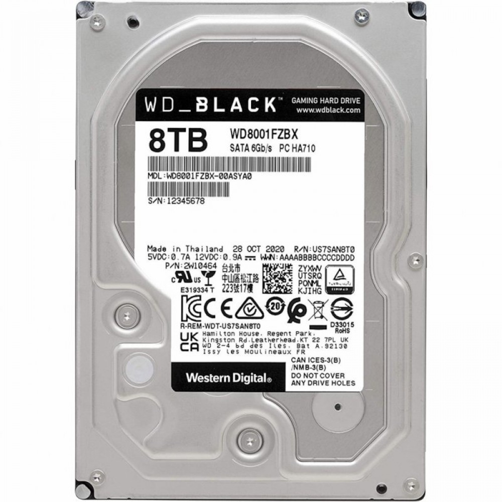 Жесткий диск 3.5" 8TB WD (WD8001FZBX)