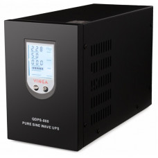 Источник бесперебойного питания Vinga QDPS-800 800VA LCD (QDPS-800)