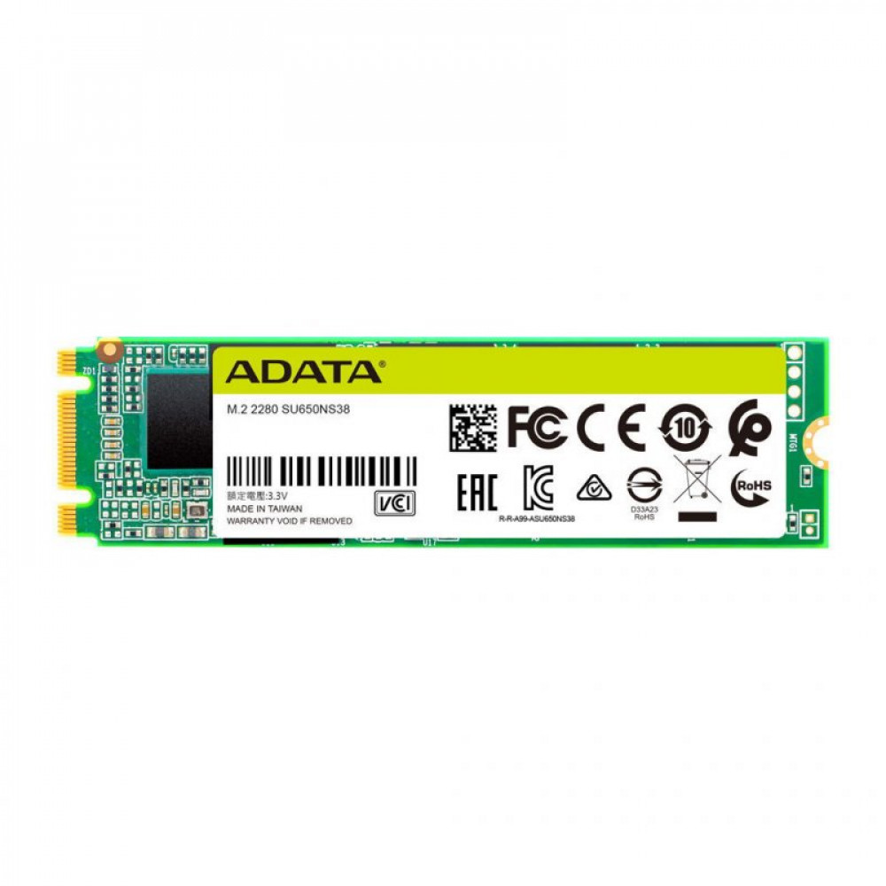 Накопичувач SSD M.2 2280 512GB ADATA (ASU650NS38-512GT-C)
