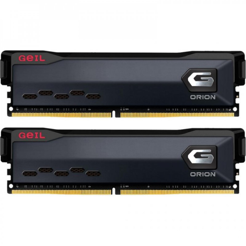 Модуль памяти для компьютера DDR4 16GB (2x8GB) 3600 MHz Orion Black Geil (GOG416GB3600C18BDC)