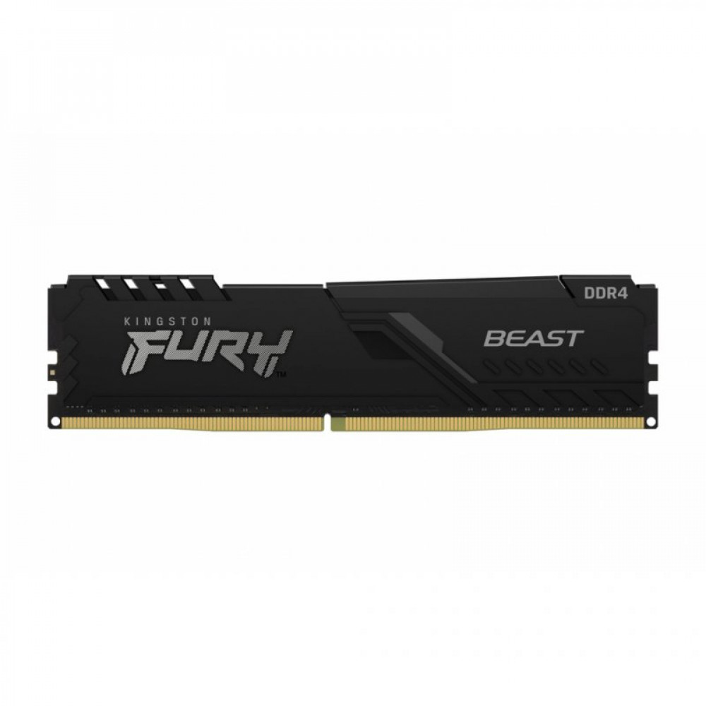 Модуль пам'яті для комп'ютера DDR4 8GB 2666 MHz Fury Beast Black Kingston Fury (ex.HyperX) (KF426C16BB/8)