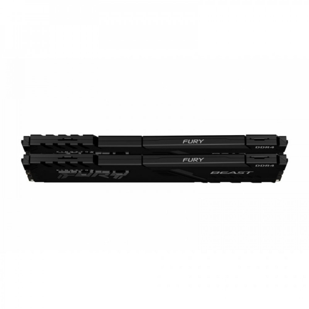 Модуль памяти для компьютера DDR4 32GB (2x16GB) 2666 MHz Fury Beast Black Kingston Fury (ex.HyperX) (KF426C16BB1K2/32)