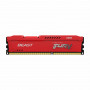 Модуль памяти для компьютера DDR3 16GB (2x8GB) 1600 MHz Fury Beast Red Kingston Fury (ex.HyperX) (KF316C10BRK2/16)