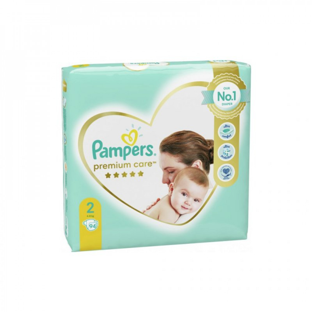 Подгузник Pampers Premium Care Mini Размер 2 (4-8 кг), 94 шт (8001841104911) Подгузник Pampers Premium Care Mini Размер 2 (4-8 кг), 94 шт (8001841104911)