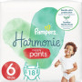 Подгузник Pampers трусики Harmonie Nappy Pants Размер 6 (15+ кг) 18 шт (8006540181461)