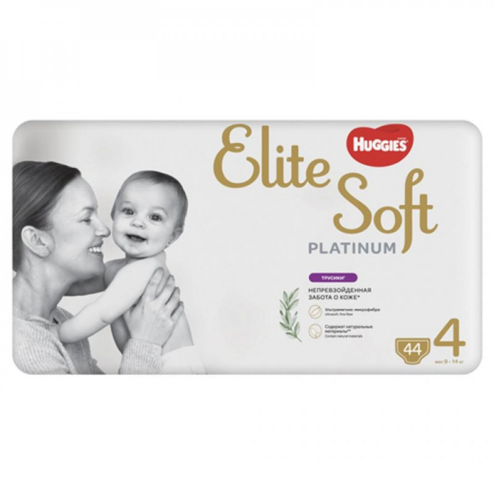Підгузок Huggies Elite Soft Platinum Mega 4 (9-14 кг) 44 шт (5029053548821)