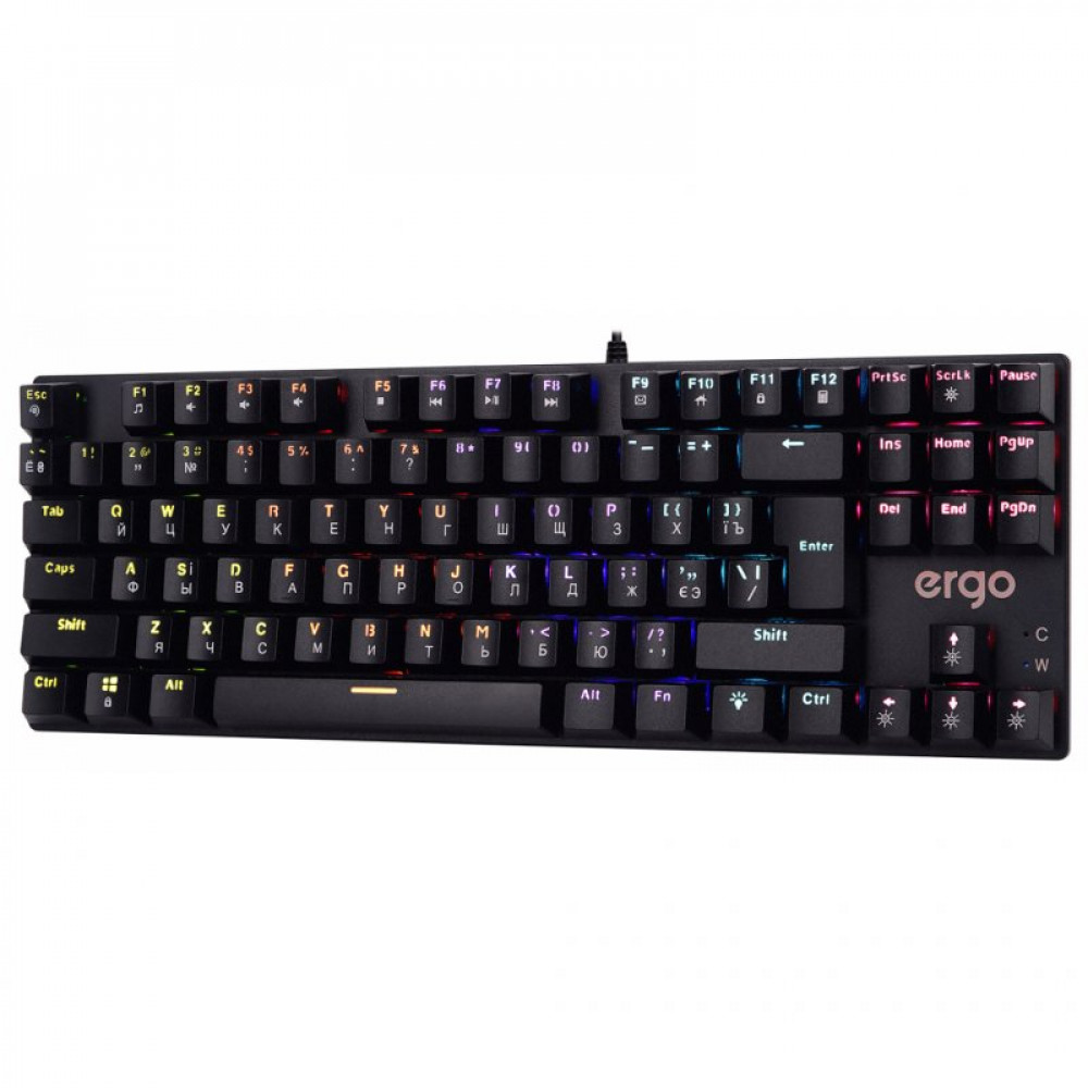 Клавіатура Ergo KB-905 TKL Youhua Blue Switch USB Black (KB-905)