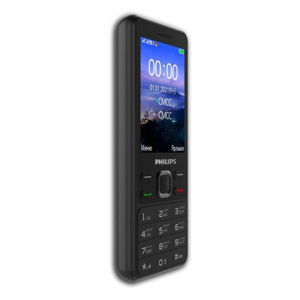 Мобильный телефон Philips Xenium E185 Black