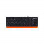 Клавіатура A4Tech FKS10 USB Orange