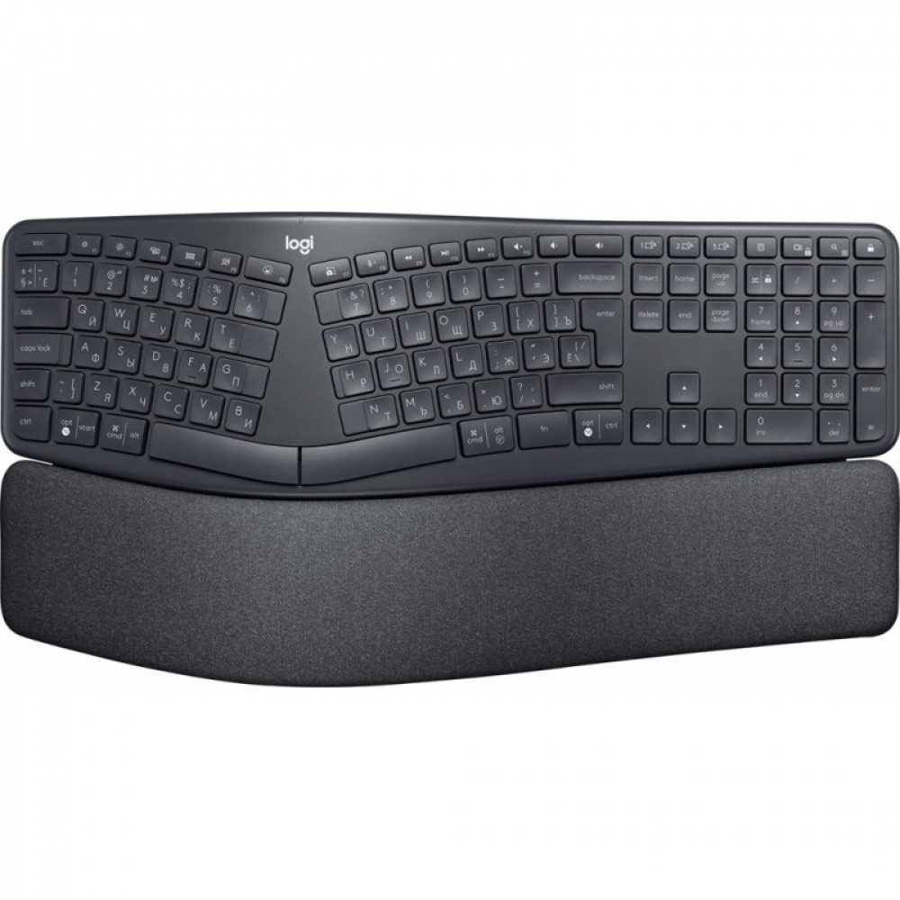 Клавиатура Logitech ERGO K860 Bluetooth/Wireless Black (920-010110)