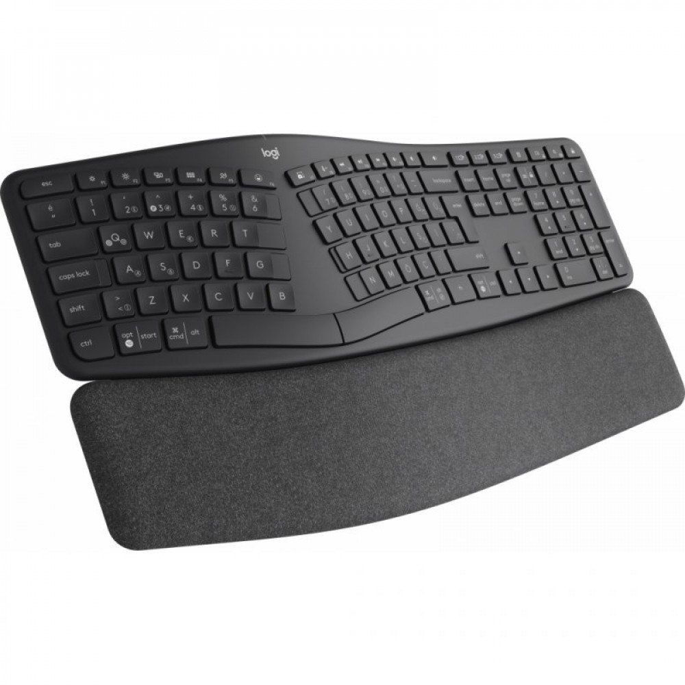Клавиатура Logitech ERGO K860 Bluetooth/Wireless Black (920-010110)