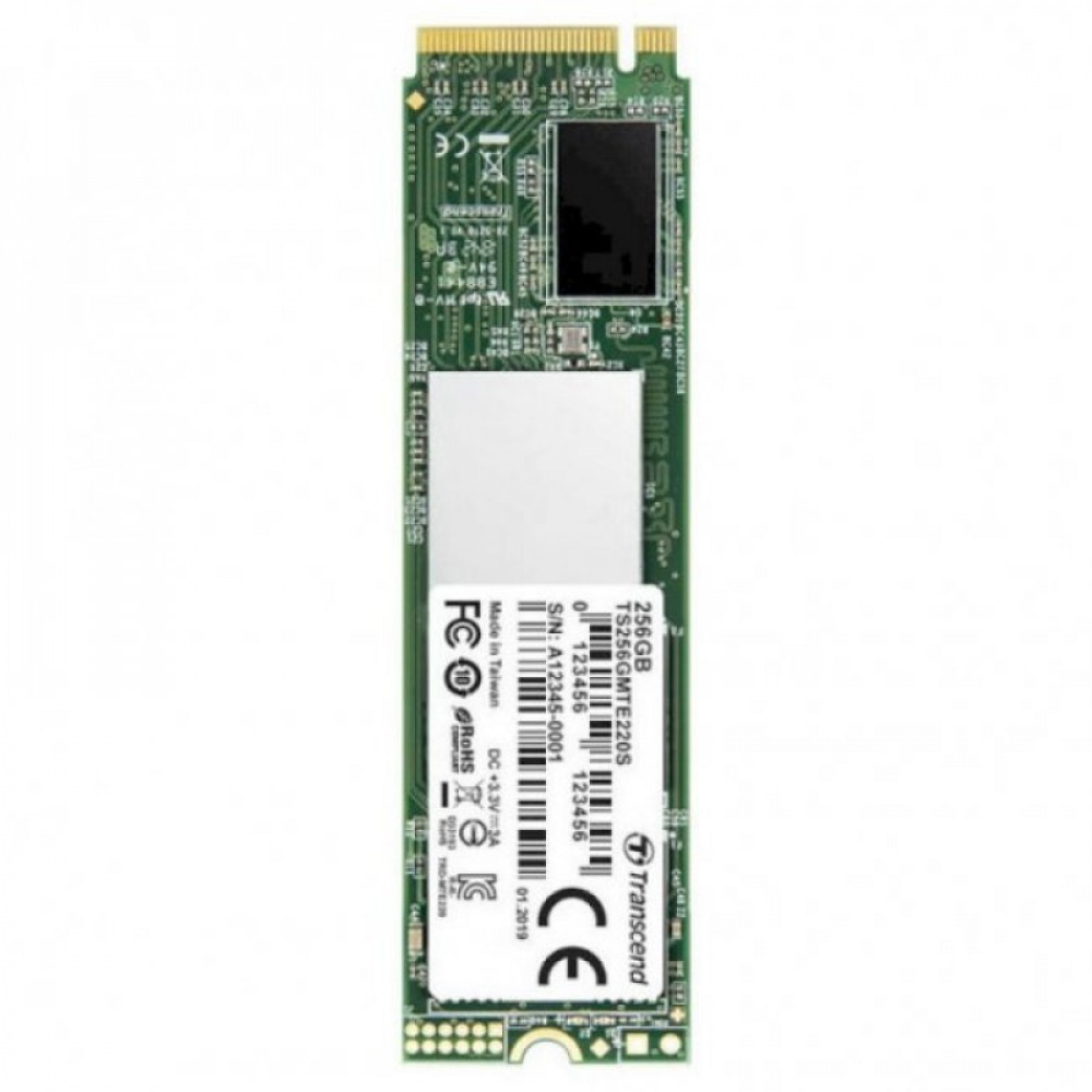 Накопитель SSD M.2 2280 256GB Transcend (TS256GMTE220S)_