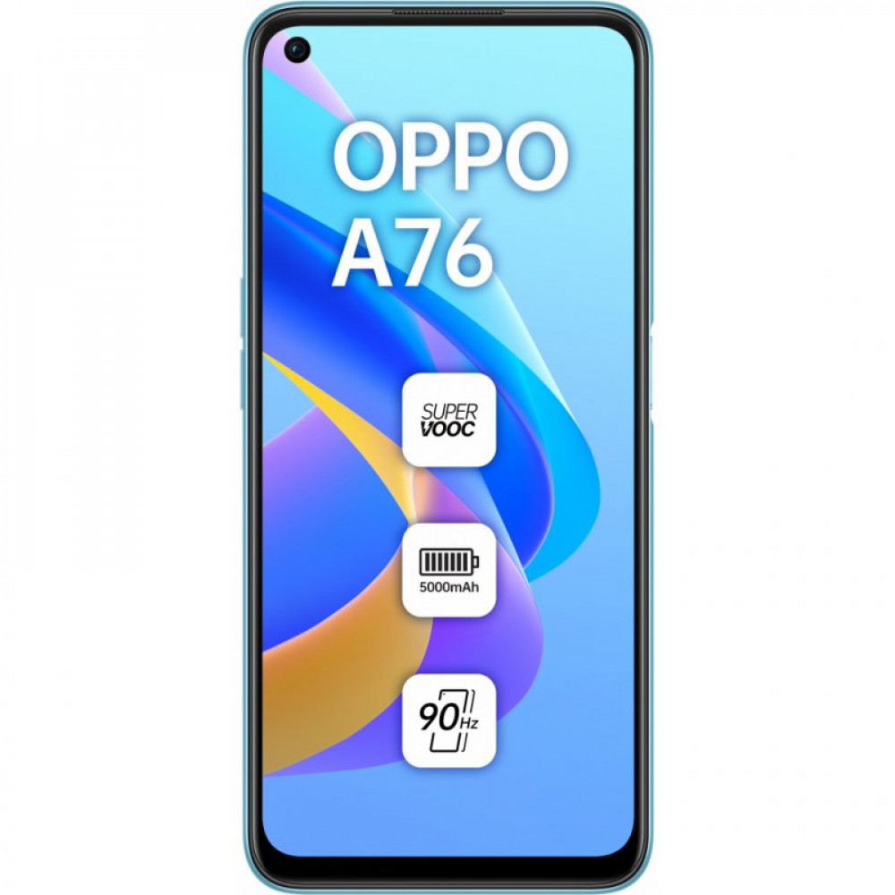 Мобільний телефон Oppo A76 4/128GB Glowing Blue (OFCPH2375_BLUE)