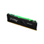 Модуль пам'яті для комп'ютера DDR4 16GB 2666 MHz FURY Beast RGB Kingston Fury (ex.HyperX) (KF426C16BBA/16)