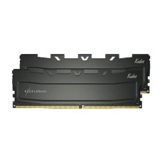 Модуль памяти для компьютера DDR4 16GB (2x8GB) 2666 MHz Black Kudos eXceleram (EKBLACK4162616AD)