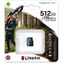Карта памяти Kingston 512GB microSDXC class 10 UHS-I/U3 Canvas Go Plus (SDCG3/512GBSP)_