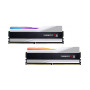 Модуль памяти для компьютера DDR5 32GB (2x16GB) 5600 MHz Trident Z5 RGB Silver G.Skill (F5-5600J3636C16GX2-TZ5RS)