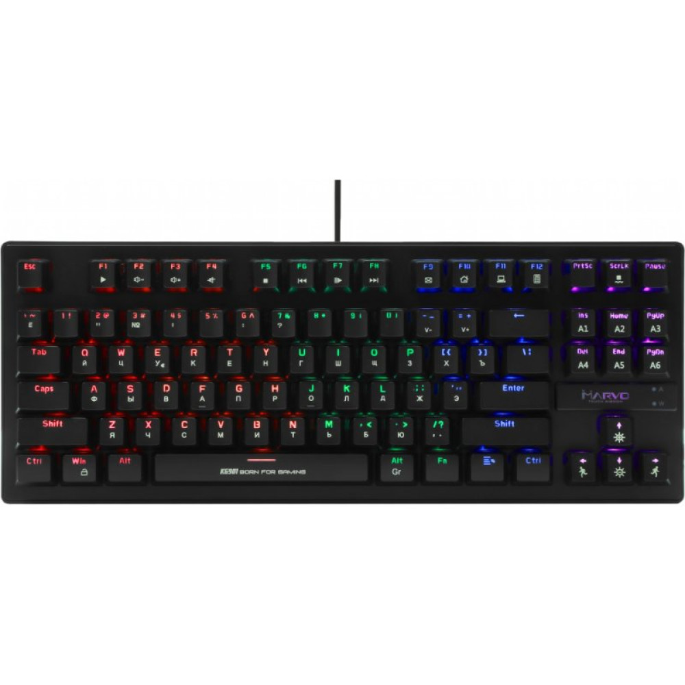 Клавиатура Marvo KG901 Multi-LED Mechanical Red Switch (KG901)_