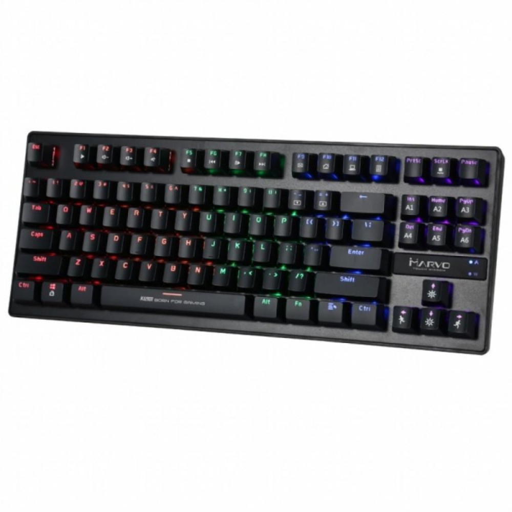 Клавиатура Marvo KG901 Multi-LED Mechanical Red Switch (KG901)_