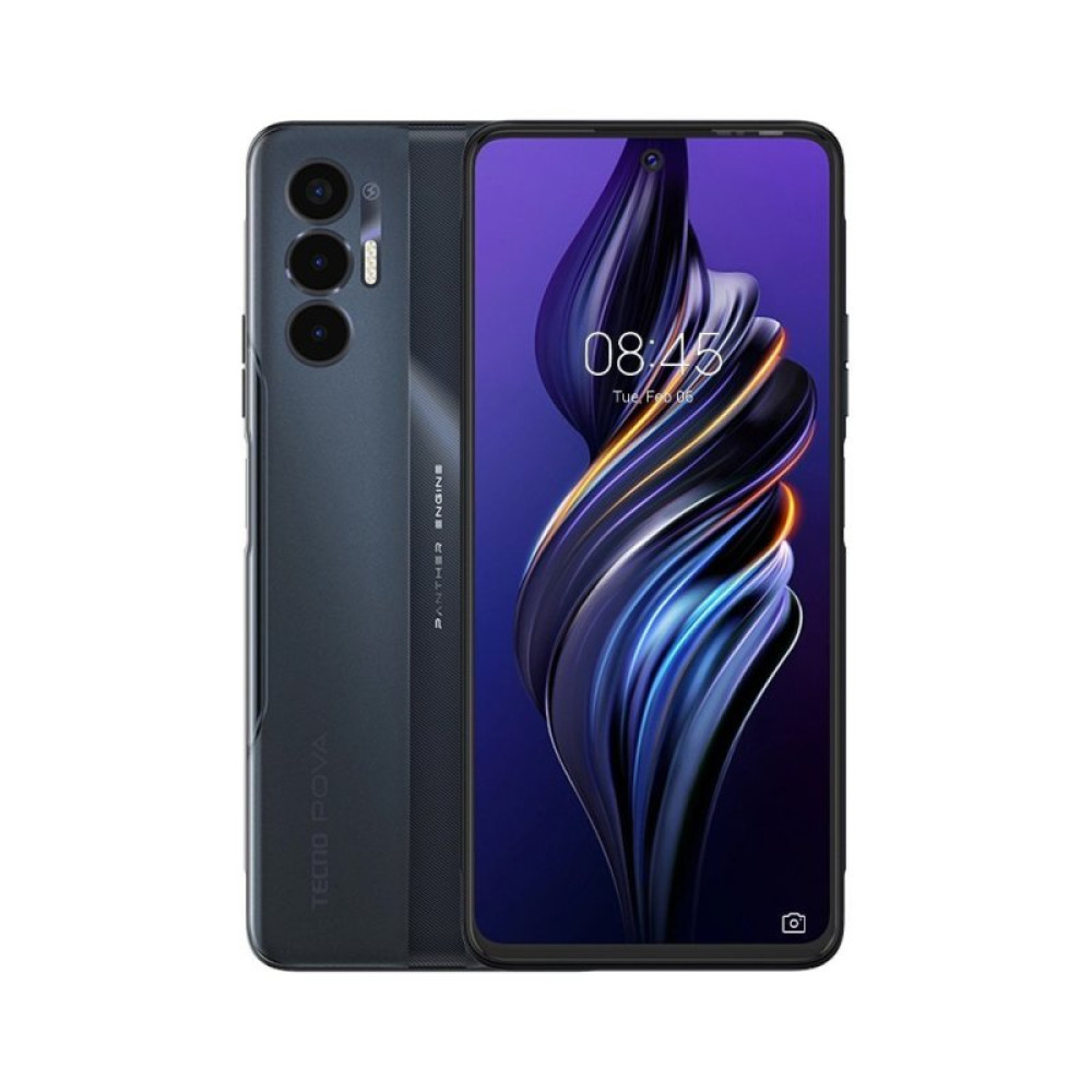 Мобильный телефон Tecno LF7n (POVA-3) 6/128Gb Eco Black (4895180781629)