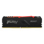 Модуль памяти для компьютера DDR4 8GB 3600 MHz Fury Beast RGB Kingston Fury (ex.HyperX) (KF436C17BBA/8)