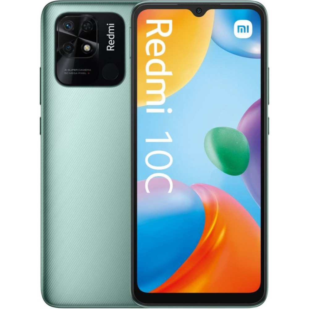 Мобильный телефон Xiaomi Redmi 10C 4/64GB Mint Green