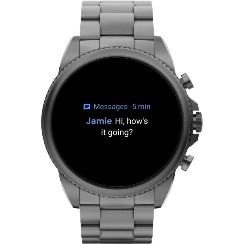 Смарт-часы Fossil Gen 6 Smoke Stainless Steel (FTW4059)
