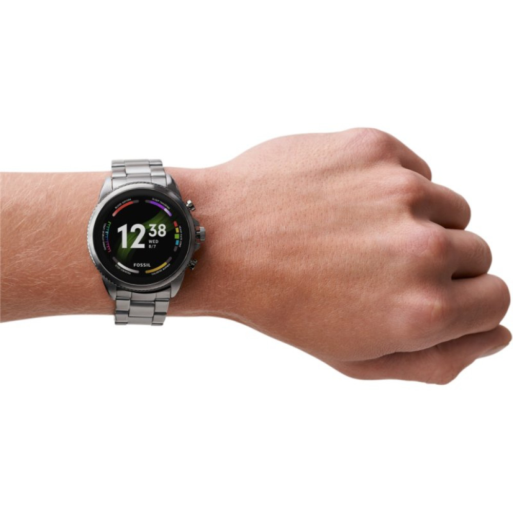 Смарт-часы Fossil Gen 6 Smoke Stainless Steel (FTW4059)