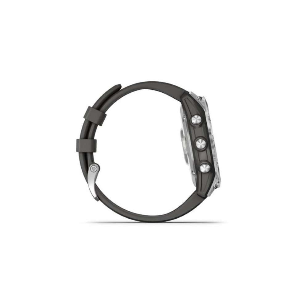 Смарт-часы Garmin fenix 7, Silver w/Graphite Band, GPS (010-02540-01)