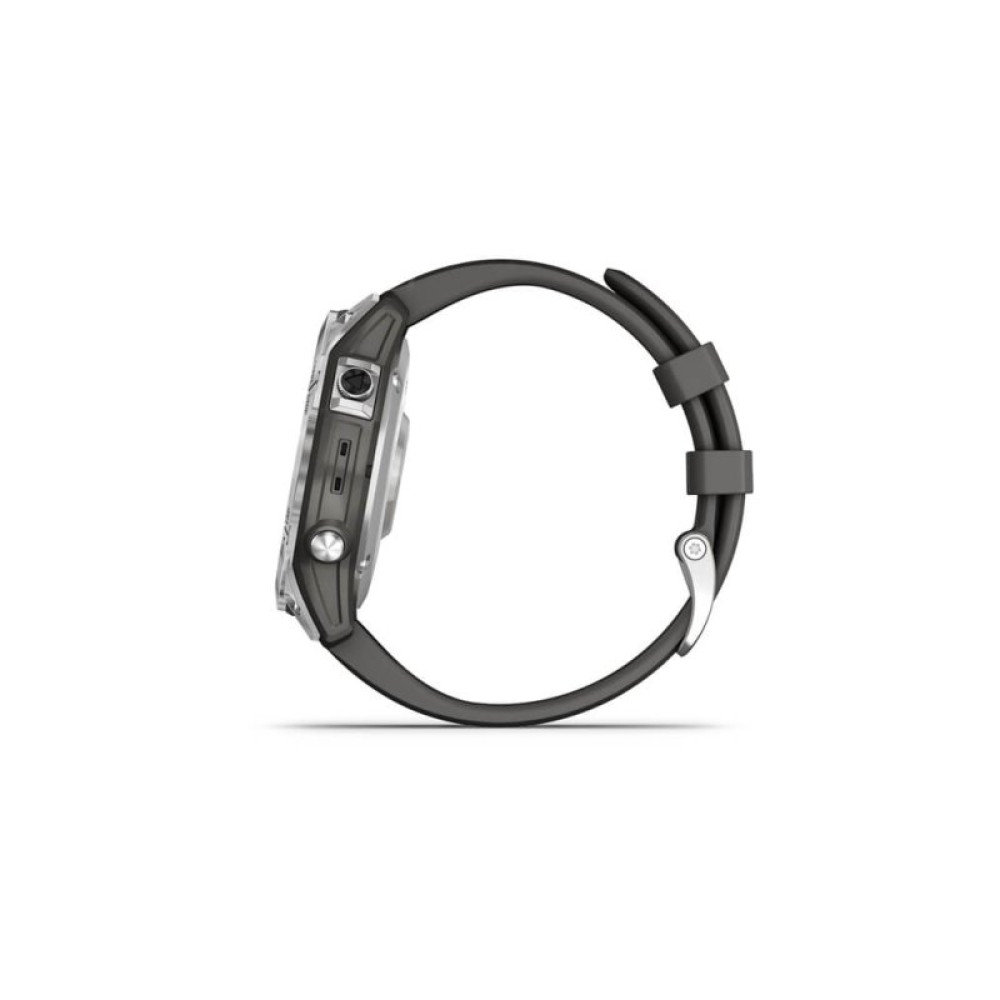 Смарт-часы Garmin fenix 7, Silver w/Graphite Band, GPS (010-02540-01)