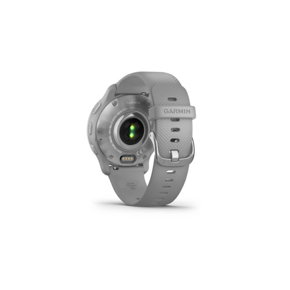 Смарт-часы Garmin Venu 2 Plus, Powder Gray + Passivated, GPS (010-02496-10)