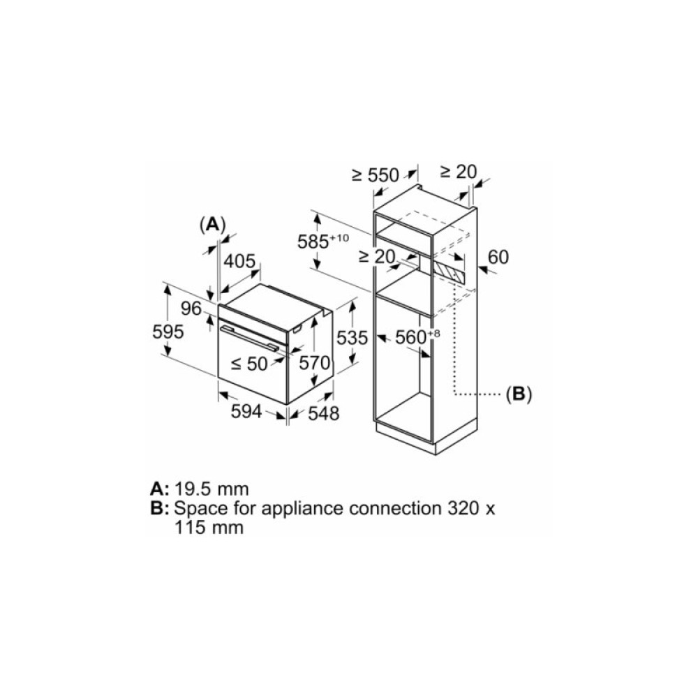 Духова шафа Bosch HBF011BR0Q