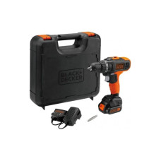 Шуруповерт Black&Decker FatMax, Li-lon 18 В, 26 Нм, 2 АКБ + ЗУ, кейс (BCD7122CK)