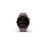 Смарт-годинник Garmin fenix 7S Sapphire Sol, Dark Bronze Ti w/Shale Gray Band, GPS (010-02539-29)