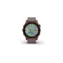 Смарт-годинник Garmin fenix 7S Sapphire Sol, Dark Bronze Ti w/Shale Gray Band, GPS (010-02539-29)