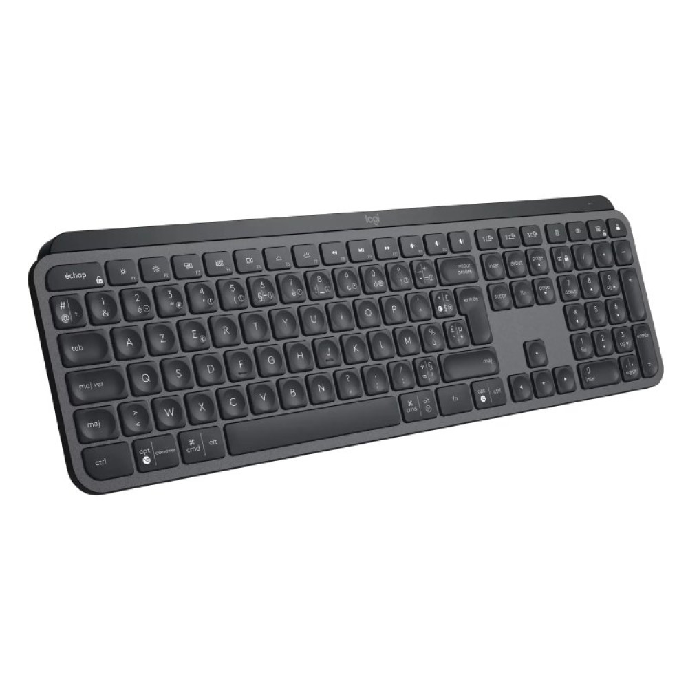 Клавіатура Logitech MX Keys Advanced Wireless Illuminated UA Graphite (920-009415)